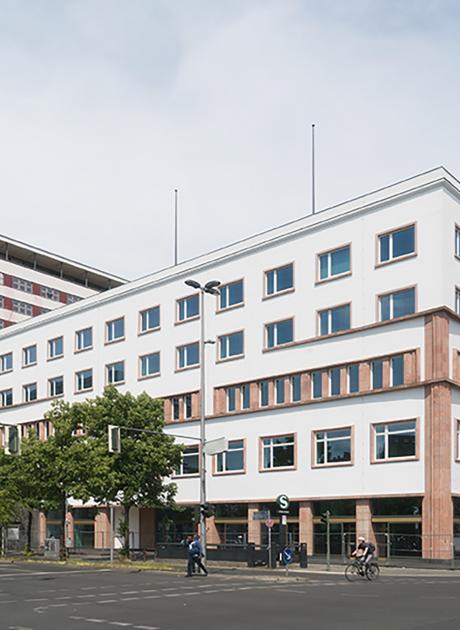 Deutschlandhaus sanierte Altbaufassade