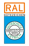 Guetesiegelmarken Hartstoff 2023